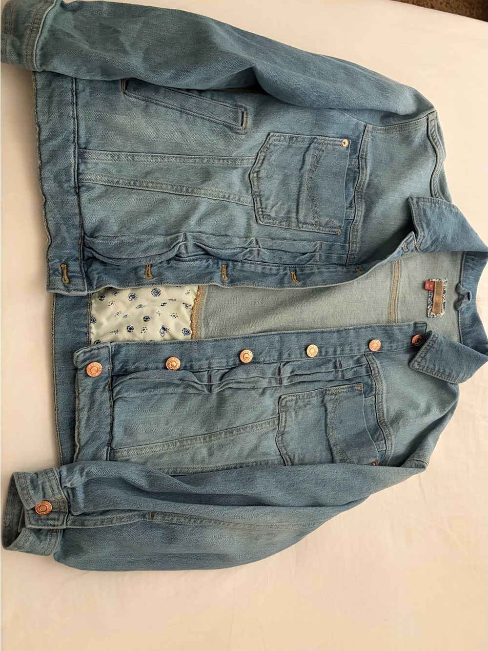 Anthropologie Light Blue Denim Jean Jacket